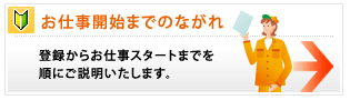 お仕事開始までのながれ